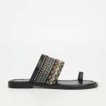 Athena 13 Flat Sandal - Black - Black 4