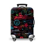 Printed Luggage Protector - Jetsetter - XL