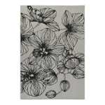 Mendel White And Black Rug - 3.4M X 2.4M