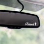 Blessed Mirror Decal Car Decals For Women Faith Mirror Decal Cute Vinyl Decal Car Mirror Decal Religious Car Accessories