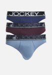 Jockey 3 Pack Plain Brief - Fresh Coast deep Sangria ocean Cavern