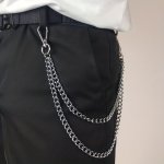 1PC New Pants Chain Fashion Men's Pants Chain Jeans Chain Punk Hip Hop Pants Chain Waist Chain Ideal Choice For Gifts