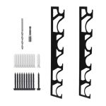 Predolo Fishing Rod Holder Wall Mounted Fishing Rod Rack Practical Display Stand For