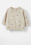 Cotton On Bundle Alma Drop Shoulder Sweater & Felix Track - Rainy Day/ditsy Dino
