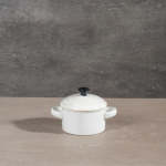 Casa Stoneware MINI Casserole With Lid White