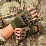1PAIR Tactical Gloves Formen And Women Summer Half Finger Outdoor Work Gloves For Sports Motorcycle Cycling Tactical Training Hi