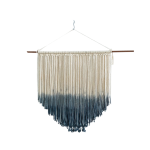 Macrame Wall Hanging Serene - Natural With Grey-blue