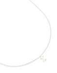 Waterproof Stainless Steel MINI Bubble Letter I Necklace