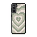 Custom Printed Tpu Cases - Samsung Galaxy S21 Samsung Galaxy S21 5G & 39 Green Heart& 39 By