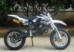 50CC 2 Stroke Econo Air Cooled 3HP Mini Dirt Bike - White 4-10 Years