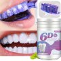 Bhatcyk 6D Purple Teeth Whitening Powder - Deep Clean & Polish Perfect For Daily Use & Travel