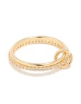 Goldair Gold Plated Cubic Zirconia Simple 1 Loop Ring - M l