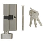 Samsung Samson Cylinder Lock Set Euro With Thumb Knob Satin 65MM
