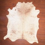 As Grade Nguni Hide 135 Brown white XL - Extra Large Brown white Speckled