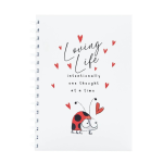 Love Bug Stationery Collection Assorted - A5 Spiral Notebook