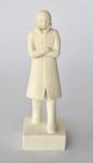 Off-white Man Statue On Base 31CM