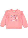 Pink Ruffle Graphic Track Top - 12 18 Mths Pink