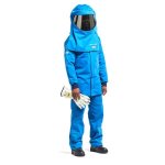 Sky Blue Electric 25CAL Arc Jackets – Iso Nfpa & Astm-f