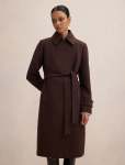 Tayla Petite Trench Coat - 16 Chocolate Mousse