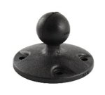 RAM 2.5" Composite Round Base With The Amps Hole Pattern & 1" Ball