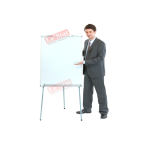 Lstat Flip Chart Stand + Board Magnetic
