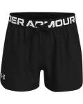 Girls' Ua Play Up Shorts - Black Yxs