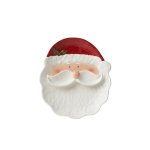 Platter Plate Santa 25X28CM