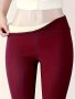 Plush Lined Warm And Cozy Sherpa Leggings For Women-solid Color High Waist Skinny Long Pants Perfect For Winter Sports Fitness And Yoga