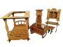 Barbratzbie Doll Furniture Puzzle - 4 Post Bedroom Set