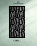 Cubed Laser Cut Decorative Panel