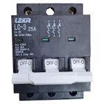 Lear LC-3 Circuit Breaker 25A 3-POLE Samite 57MM 4.5KA