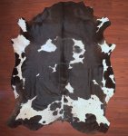 As Grade Nguni Hide 200 Black white XXL - Extra Extra Large Black white Panelled