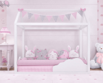 Cloud-themed Floorbed Single Or 3 4 Size