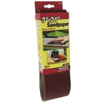 3 PK Sanding Belts 75 X 533MM - 80 Grit SANDDEVIL3.0 1617