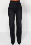 Wide Leg Jeans - Black
