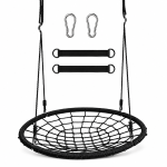 Tree Spider Web Outdoor Swing - 100CM Saucer For Kids & Adults