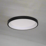Venus Round Ceiling Light Fitting - Metal & Acrylic - White Medium