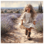 Stretched Canvas Lavender Fields