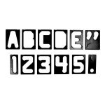 Sign Pro 2-1 2" Horizontal Character Set