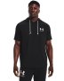 Men's Ua Rival Terry Short Sleeve Hoodie - Black / Md
