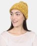 Chenile Plain Beanie - Mustard - Mustard / One Size