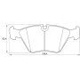 Jaguar Kbc Brake Pads Front For D4051 - Spares Direct