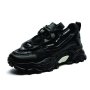 Thick-sole Sneakers Stylish Comfortable Casual Shoes - Black