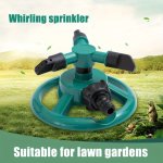 1PC 360 Automatic Rotating Lawn Sprinkler Garden Watering System Suitable For Gardens Farms Vegetable Plots And Watering Equipme