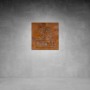 House Number D20 - 500 X 500 / Matt Black / No