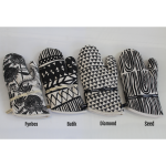 Charcoal Printed Kitchen Glove - Seed