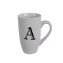 Mug Household Accessories Ceramic 3 Pack Letter A White