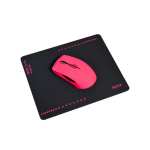 Port Connect Neon Wireless Mouse With Mousepad - Fushia - 900504