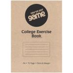 Game Exercise Book A4 72PAGE Feint Margin