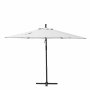 Naterial Umbrella Side Polyester & Steel Polar White D290CM